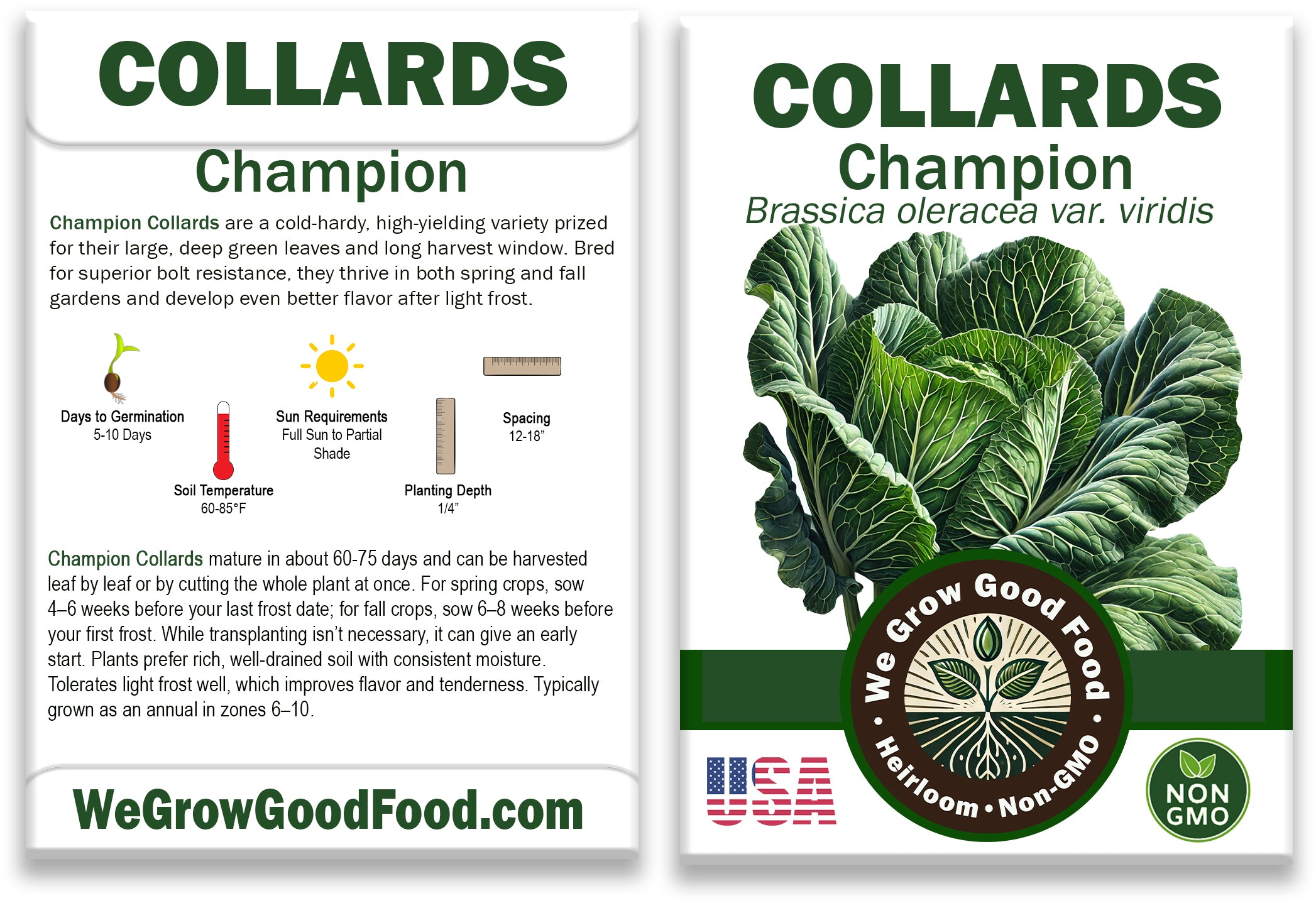 Champion Collards Seeds