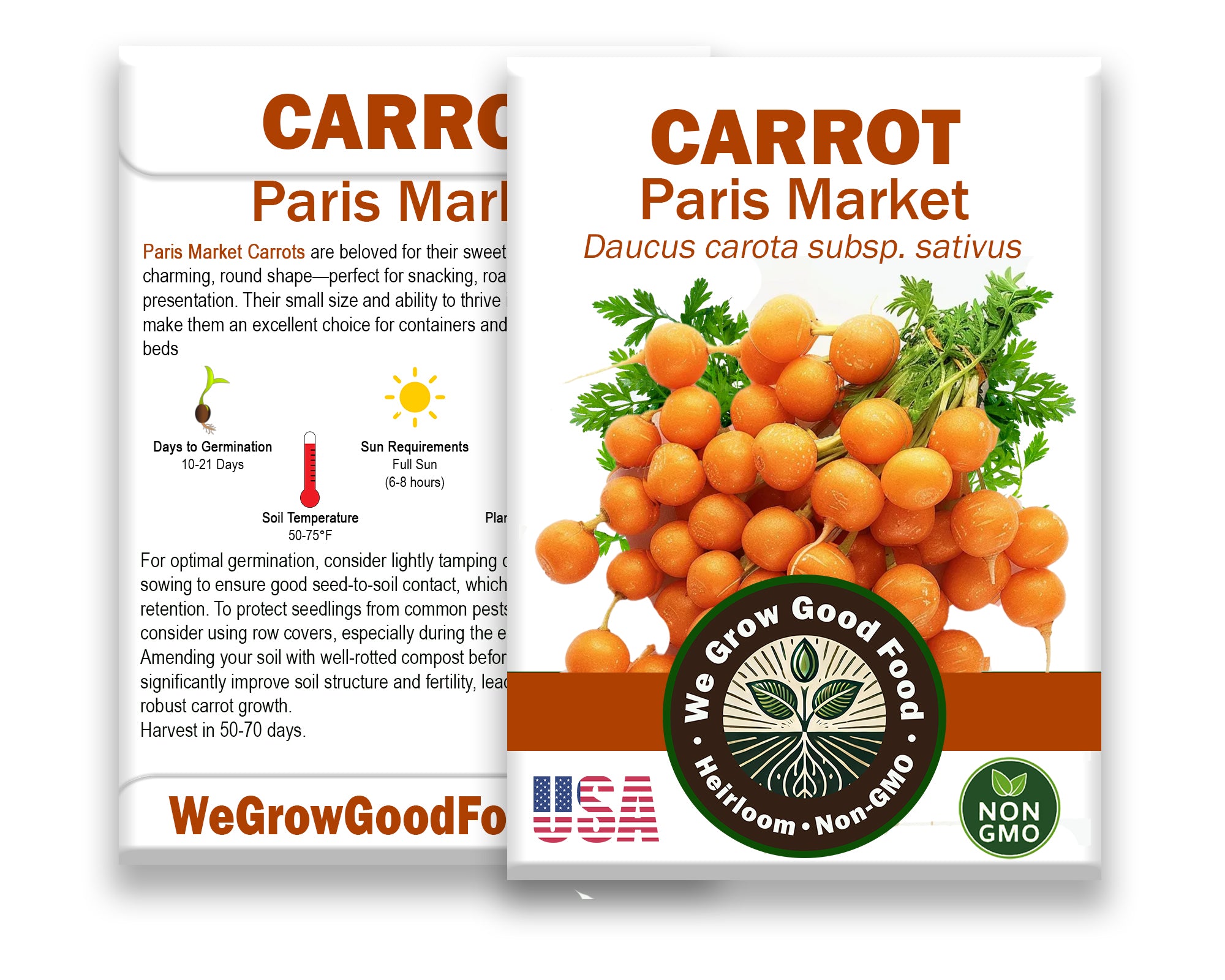 Carrot Seeds, Paris Market