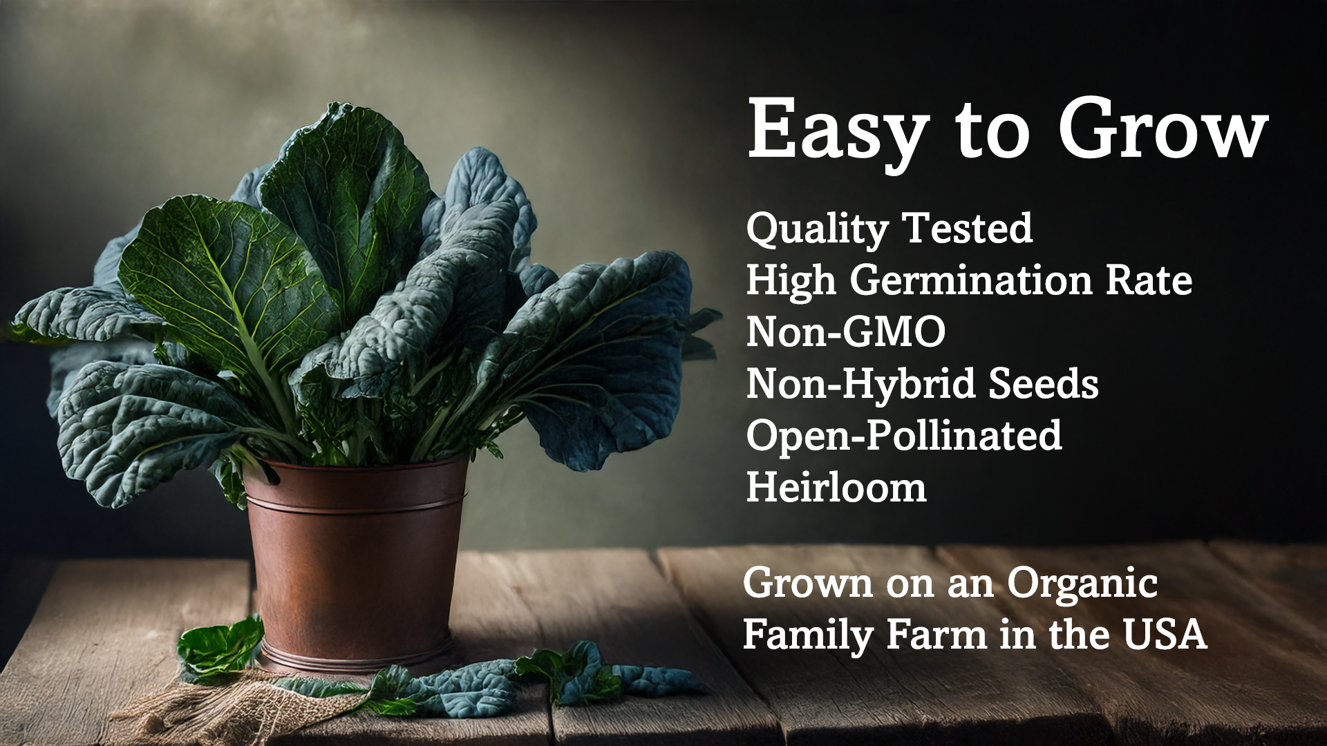 Collards Seeds, Georgia Great
