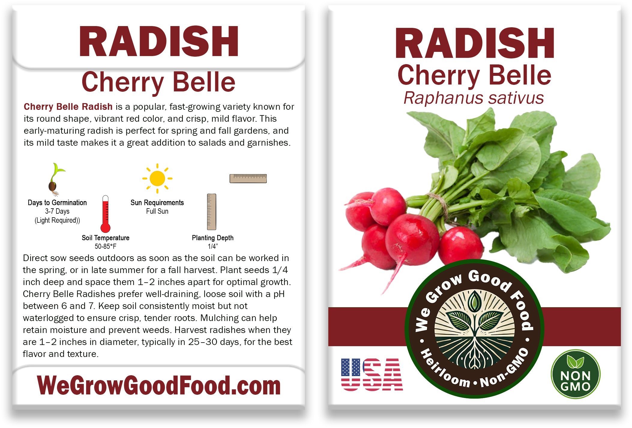 Cherry Belle Radish Seeds