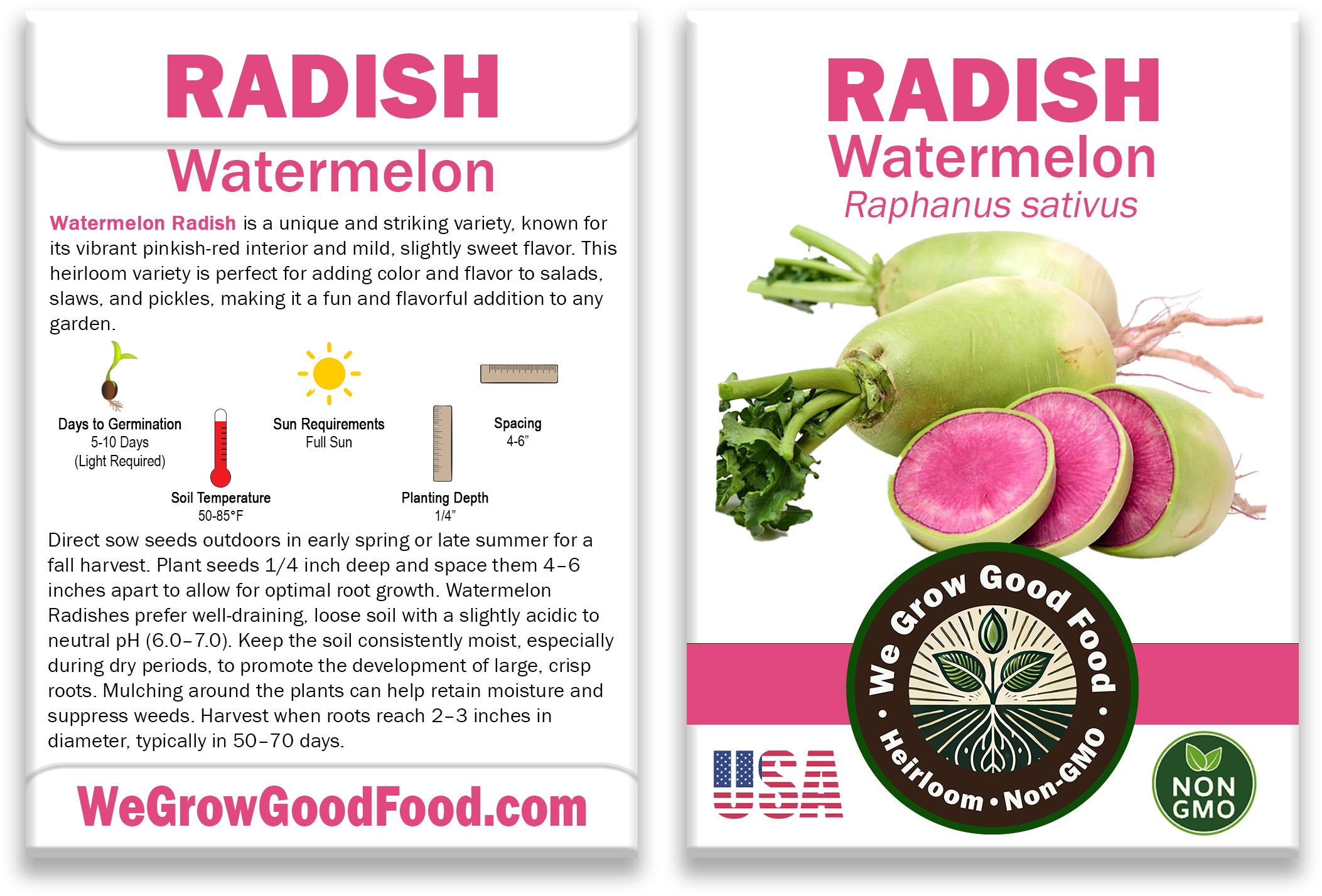 Radish Seeds, Watermelon