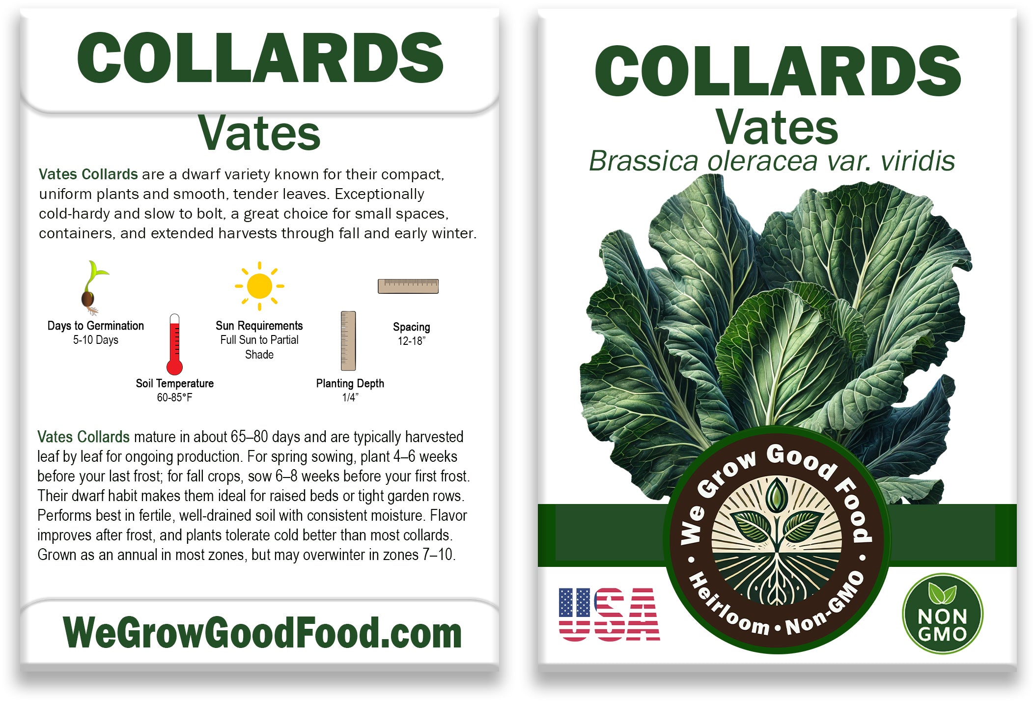 Vates Collards Seeds