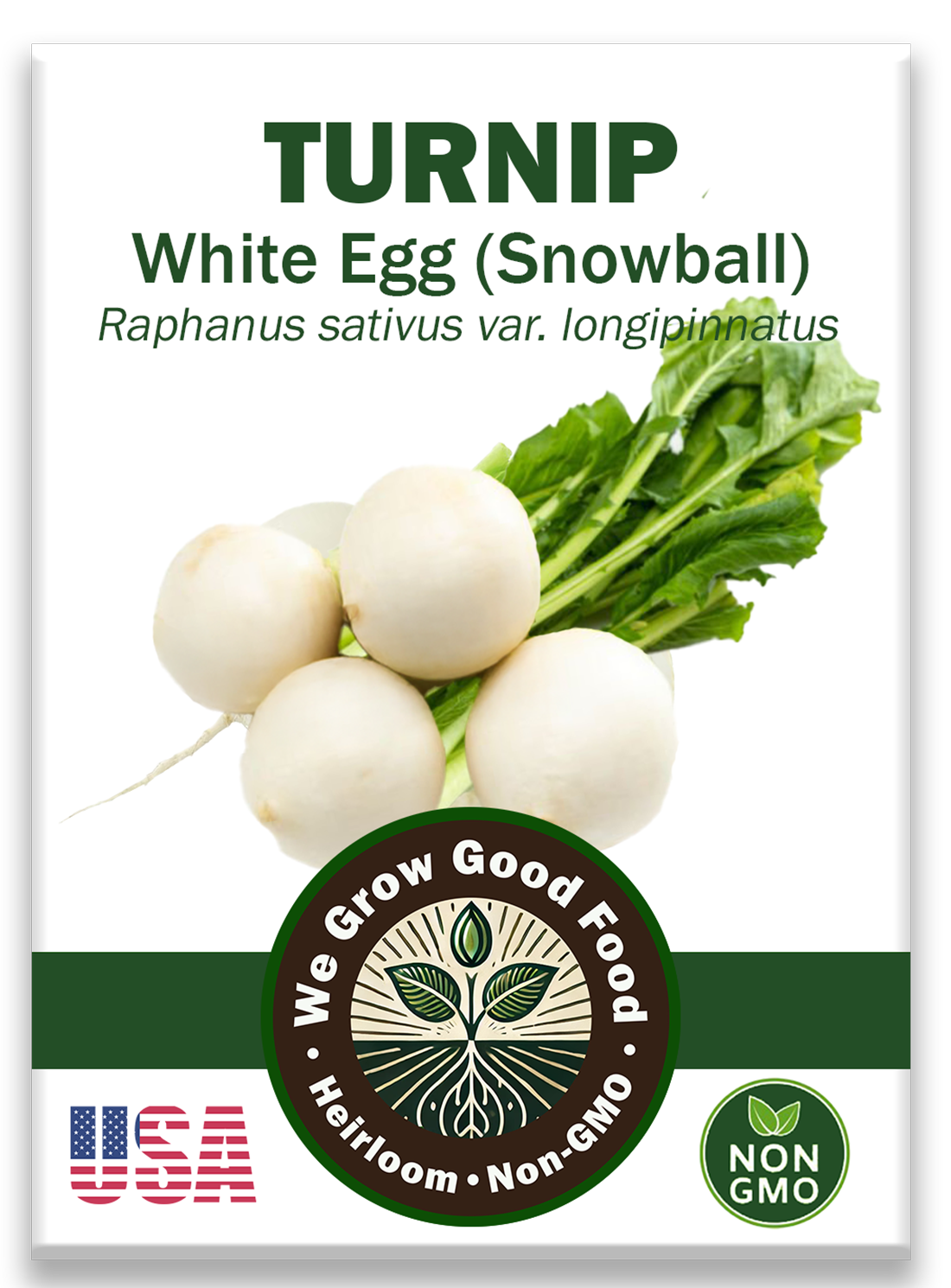 Turnip Seeds, White Egg