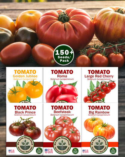 Ultimate Tomato Seed Collection – 6 Individually Packaged Varieties