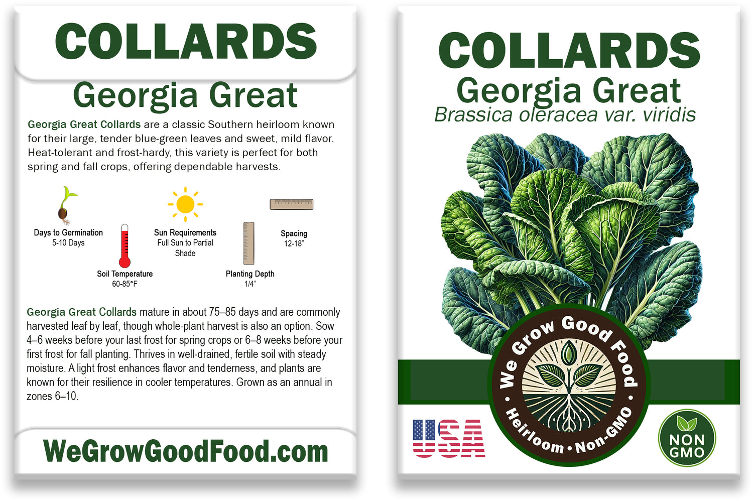Georgia Great Collards Seeds