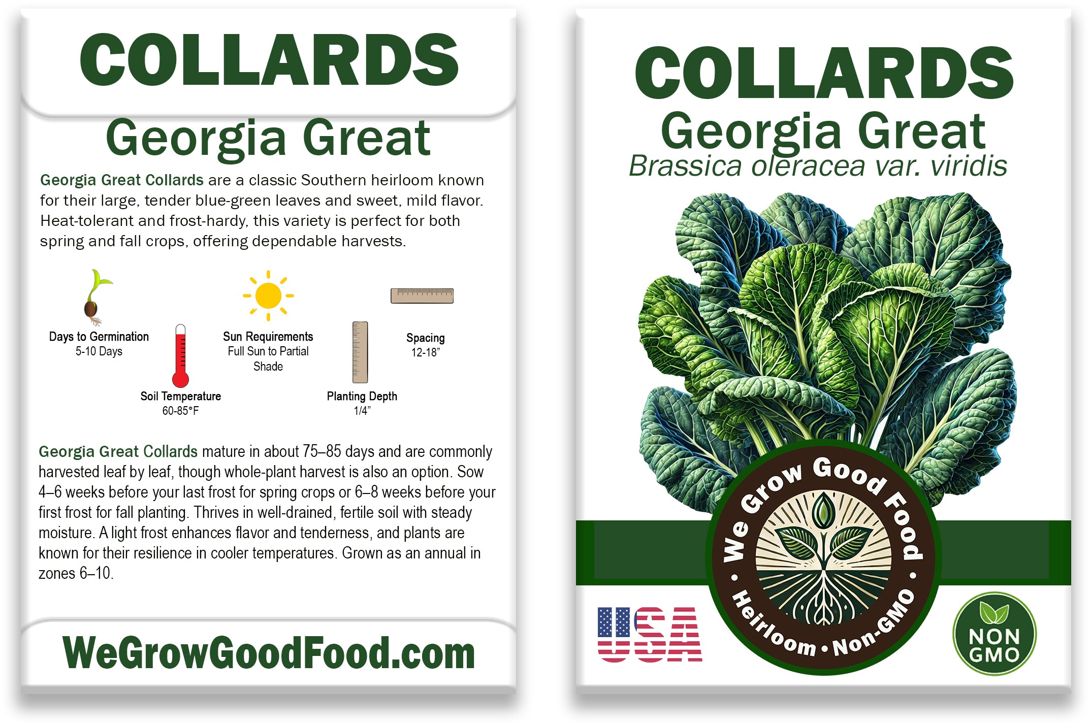 Georgia Great Collards Seeds