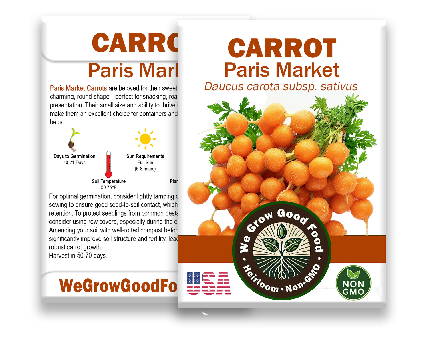 Carrot Seeds, Paris Market