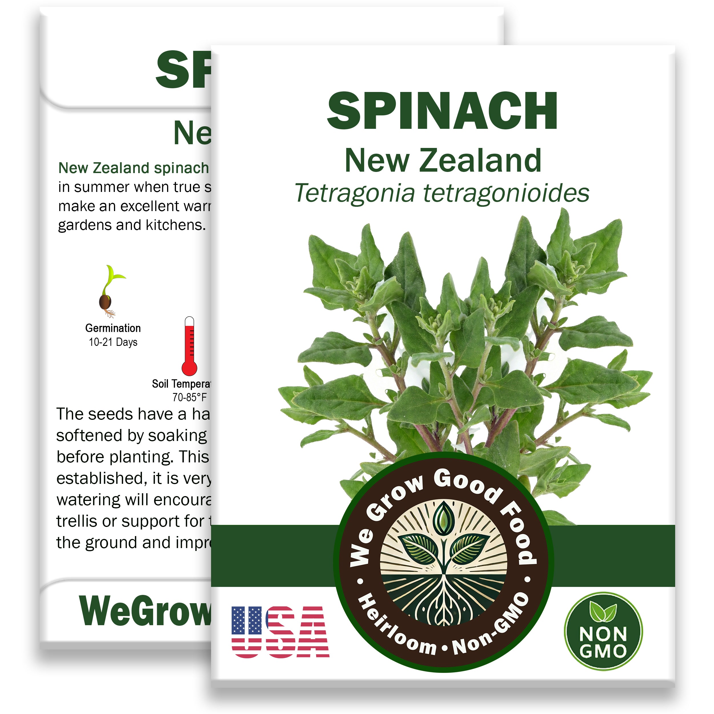 Spinach Seeds, New Zealand