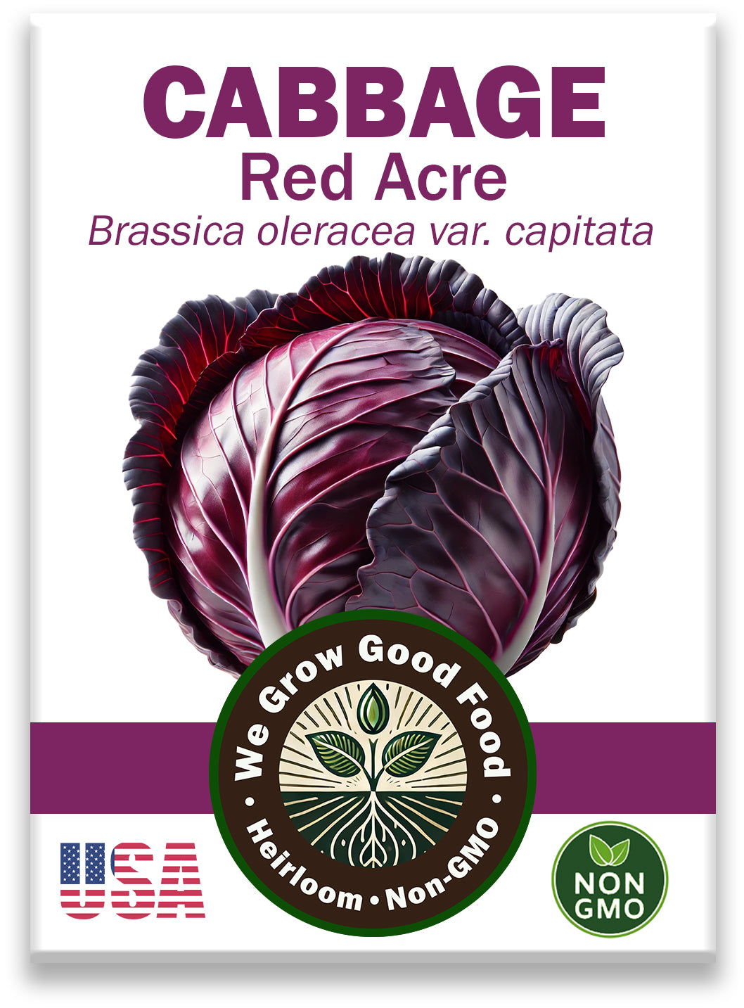 Red Acre Cabbage Seeds